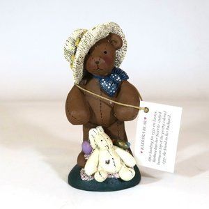 GAIL LAURA Barbara Calendar Bears April 1993 Easter Limited Edition Series B